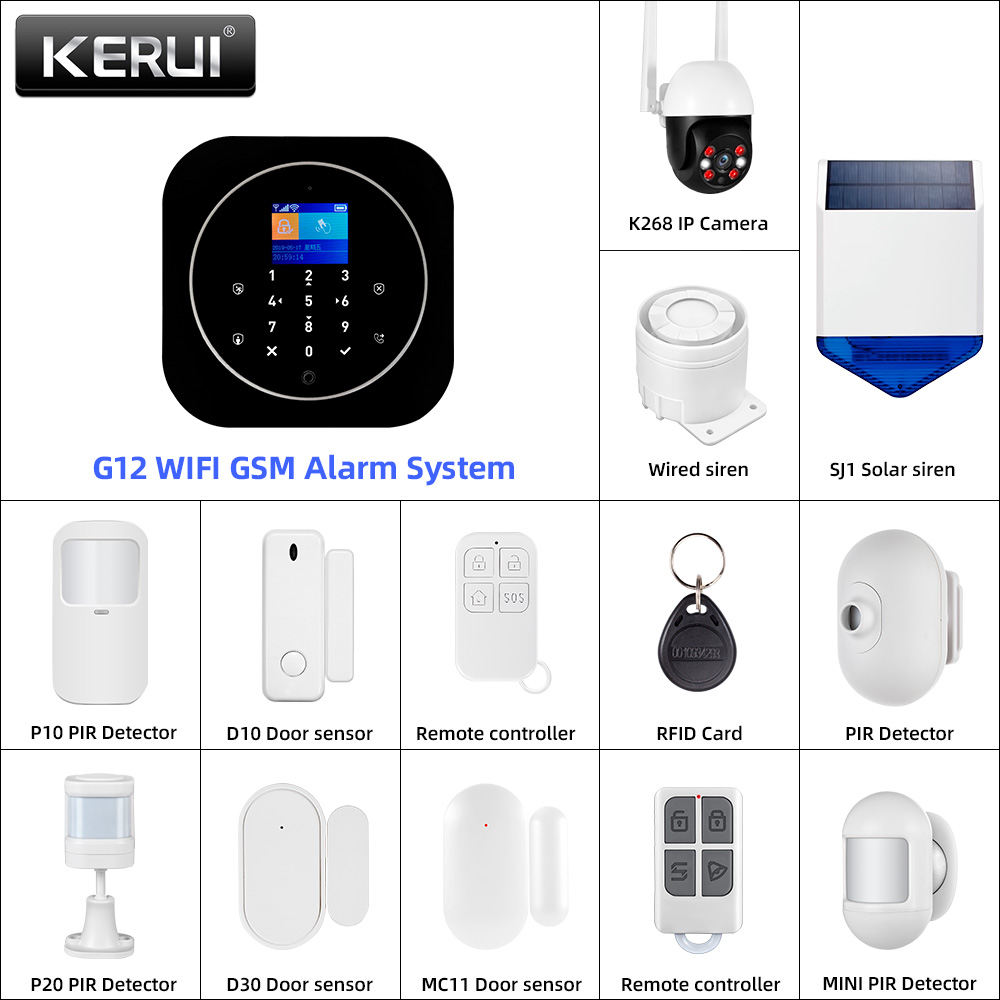 Home Automation Diy - KERUI G12 2G Wifi 무선 홈