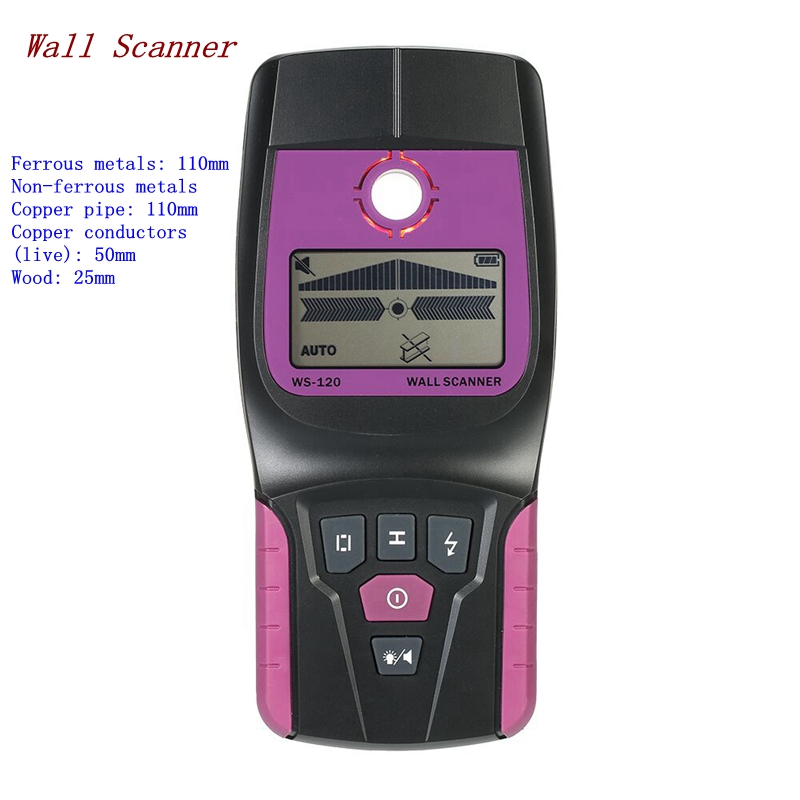 Water Leak Detector Wired - 다기능 벽 스캐너, PVC 수도관, 금속