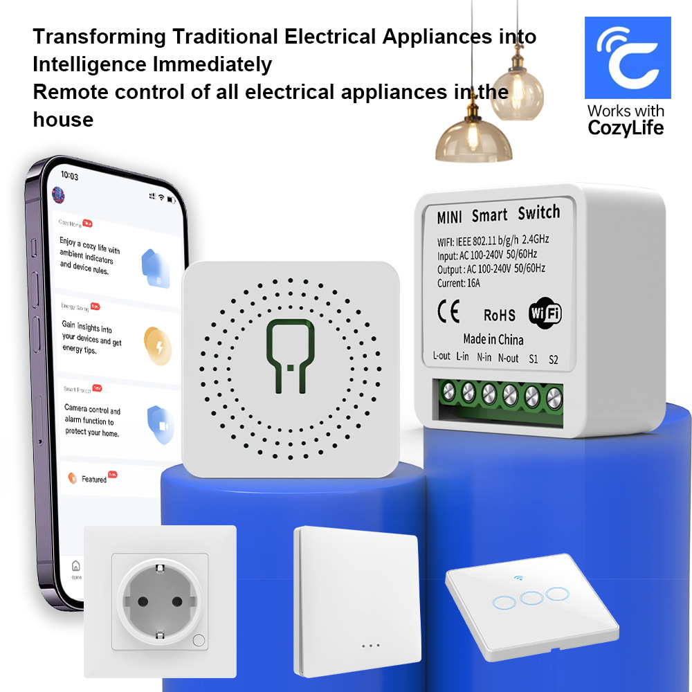 Diy Smart Home Automation Devices - 스마트 홈 WiFi 릴레이 모듈 16A