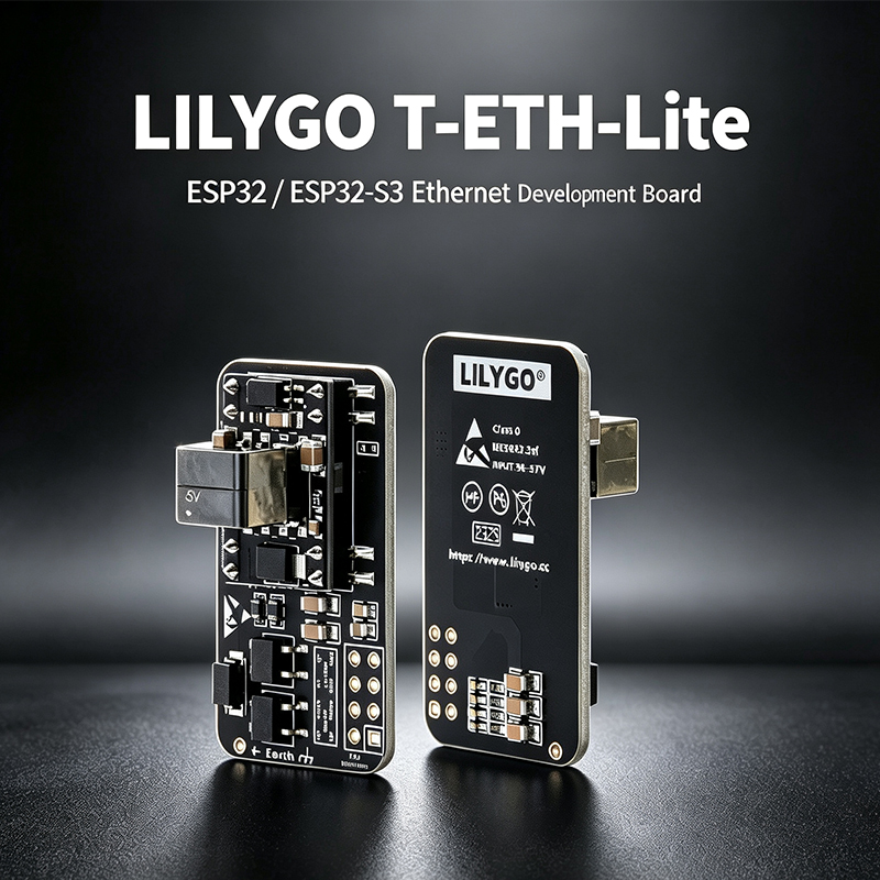 Ethernet Module W5500 - LILYGO T‑ETH‑Lite 개발 보드, ESP32/ESP32‑S3, W5500/RTL8201